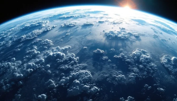 What If Aliens Already Visited And Decided to Stay Silent? earth from space stockcake